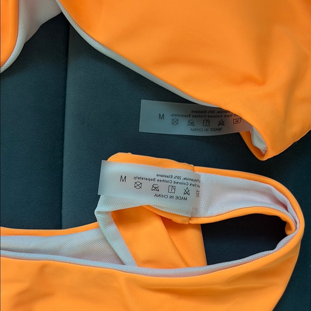 Source Unknown Orange Bikini Set - image 2